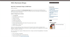 Desktop Screenshot of hcghormonedrops.com